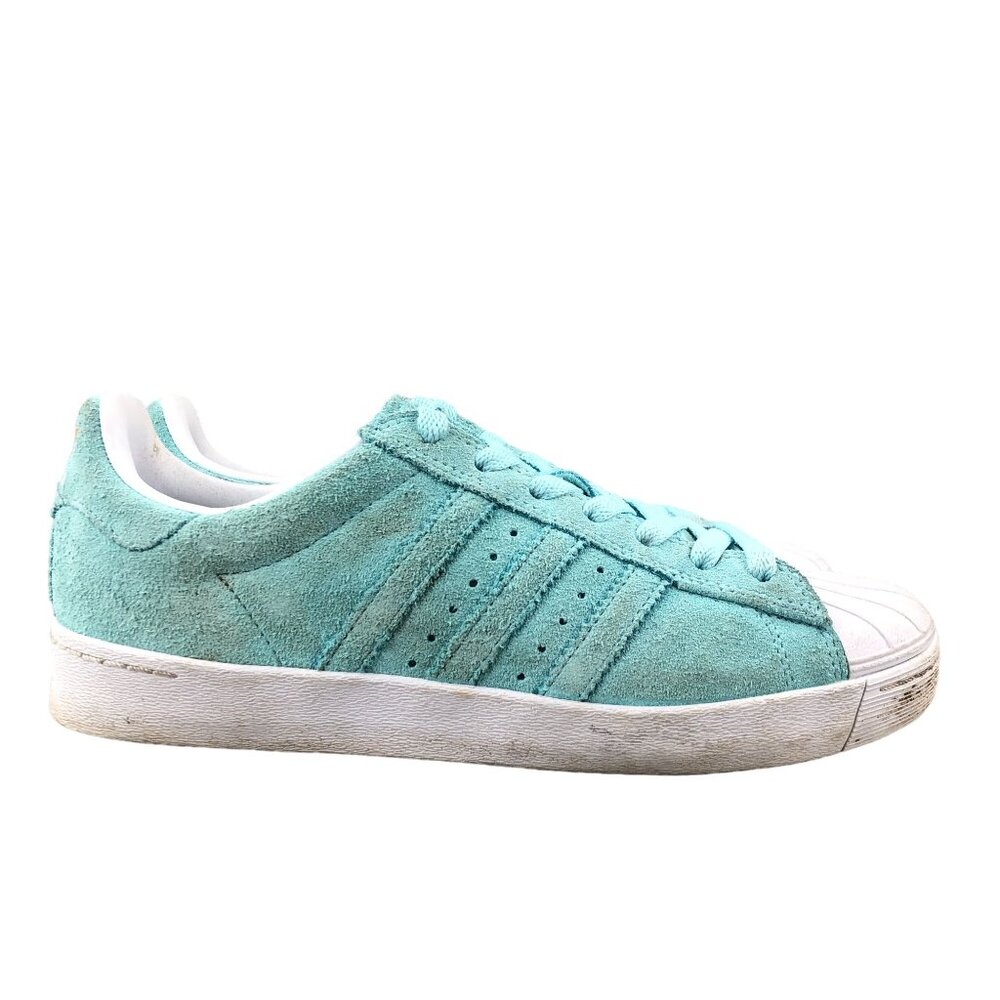 Adidas Men's Size 6 Originals Superstar Vulc ADV Clear Aqua Blue Sneakers CG4840